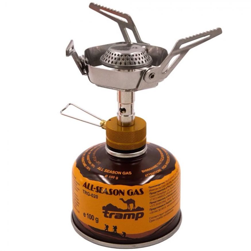 Горелка туристическая складная (сталь, алюминий), Tramp