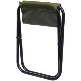 Табурет складной Турист О-образный, 24*20*25 см, до 80 кг, травяной