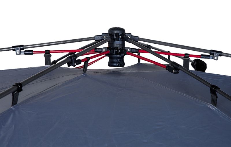 Палатка полуавтоматическая кемпинговая FHM Antares 4 black-out