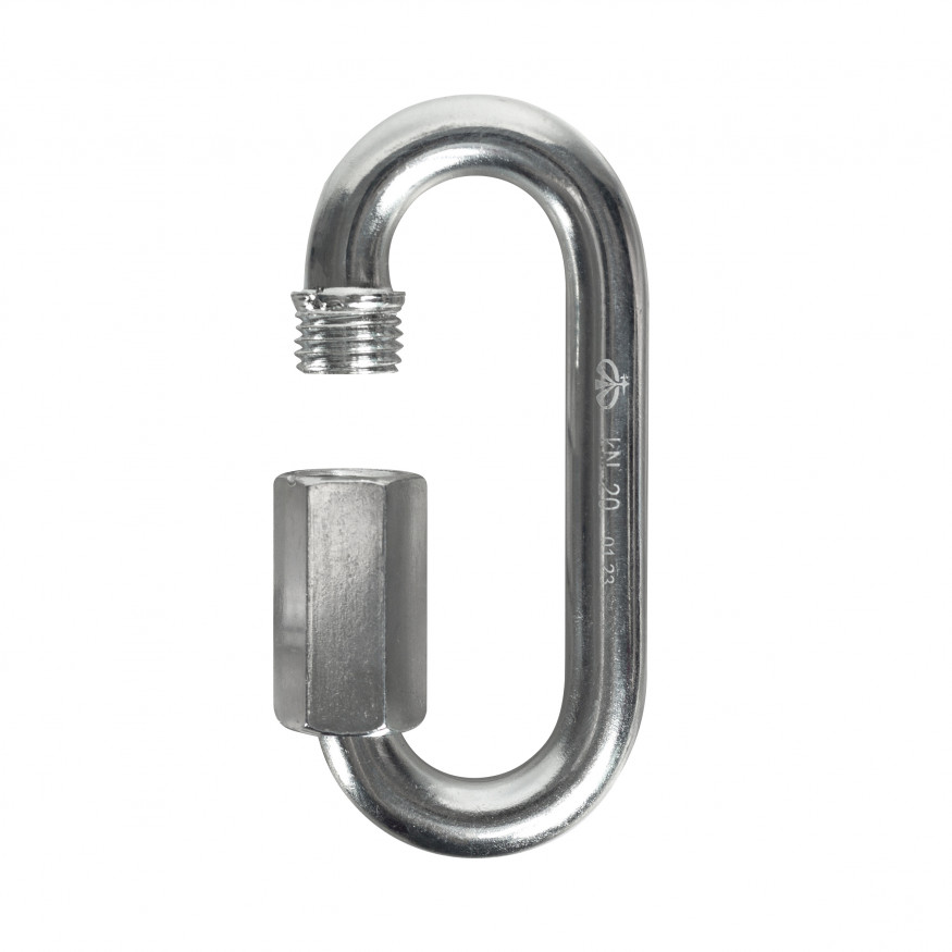 Карабин овальный резьбовой, диаметр, 10 мм цинк