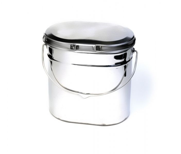 Котелок высокий 10 л крышка с ручками Роза Ветров