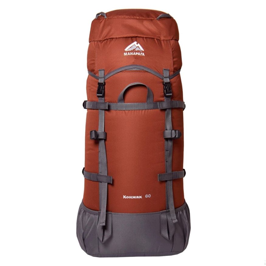 Рюкзак МАНАРАГА Конжак-60 V3, терракотовый-серый