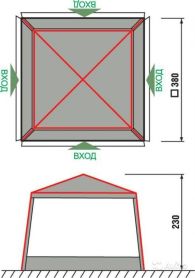 Тент RockLand Shelter 380