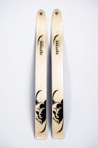 Лыжи Охотник, полнокамусные, дерево, длина 170, ширина 15 см