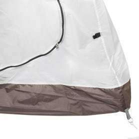 Палатка туристическая Кама-3 двухслойная, (90+110+210)*210*170 см, цвет серо-синий