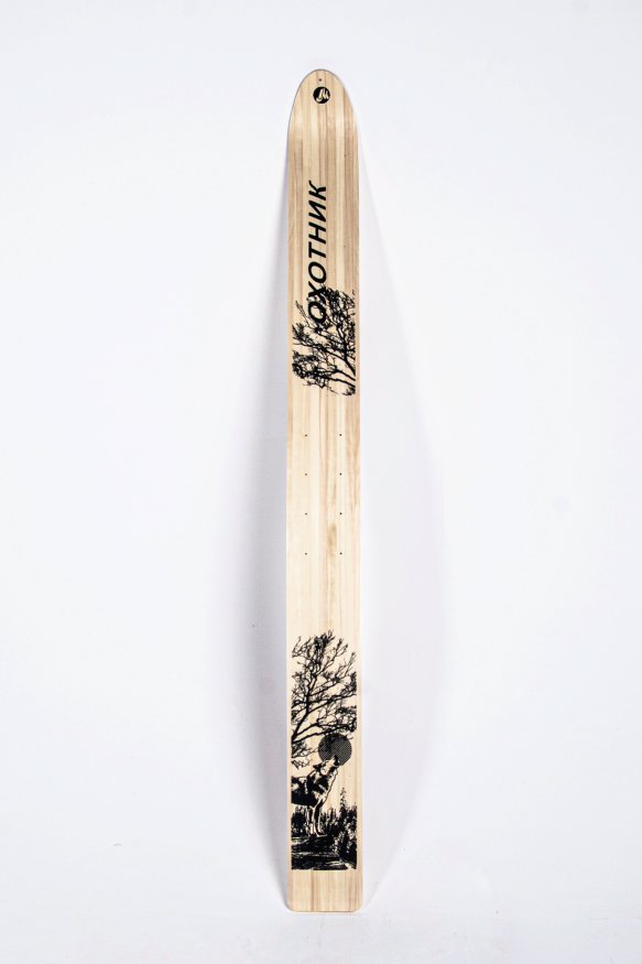 Лыжи ОХОТНИК, дерево, длина 165 см, ширина 150 мм