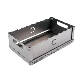 Мангал-дипломат 555х306х355 мм, толщина 2 мм, в сумке, СЛЕДОПЫТ