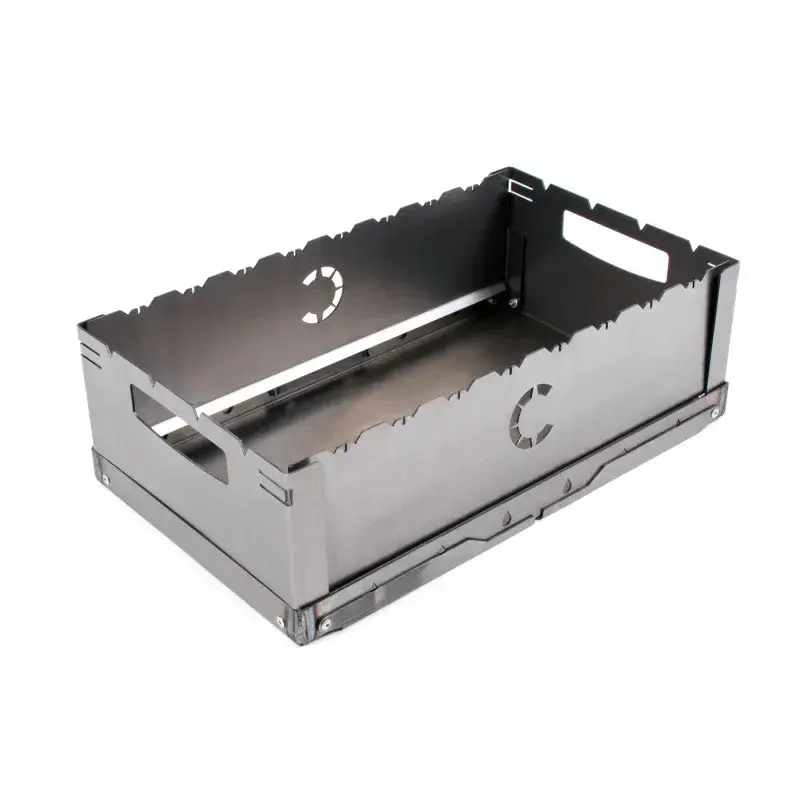 Мангал-дипломат 555х306х355 мм, толщина 2 мм, в сумке, СЛЕДОПЫТ