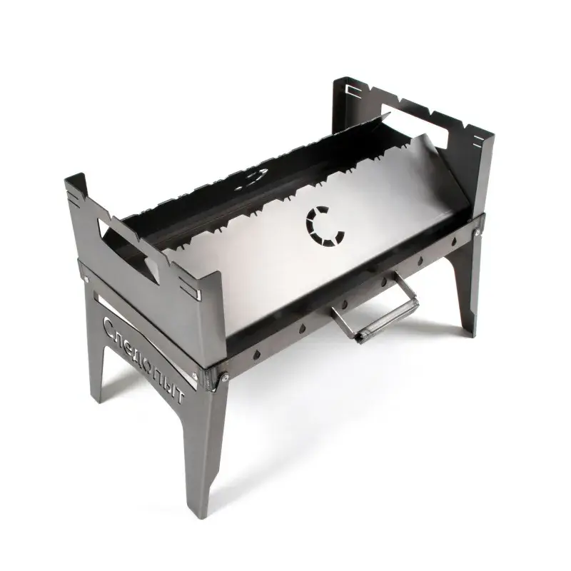 Мангал-дипломат 555х306х355 мм, толщина 2 мм, в сумке, СЛЕДОПЫТ