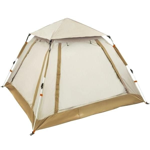 Палатка туристическая Печора-3 зонтичного типа, 200*200*135 см, бежевая
