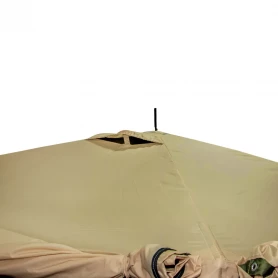 Шатер СЛЕДОПЫТ быстросборный, 6 стен, 3,35х3,85 м, h-2,25 м, S по полу 9,3 кв.м ОЛИВА