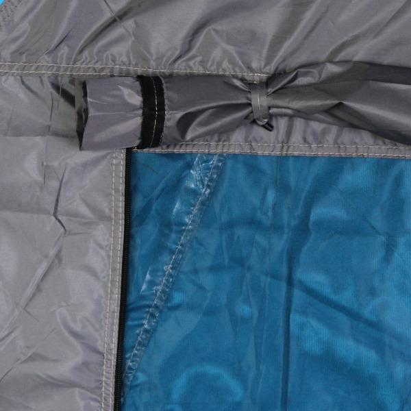 Палатка туристическая Кама-3 двухслойная, (100+215)*215*170 см, серо-синий