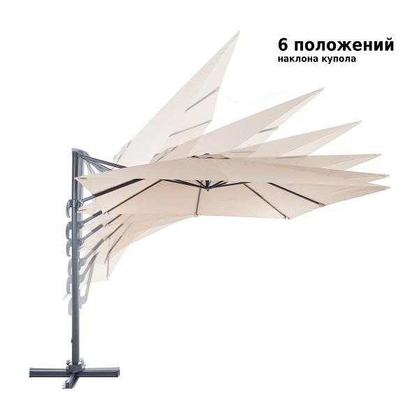 Зонт садовый 2003 светло-коричневый, Green Glade