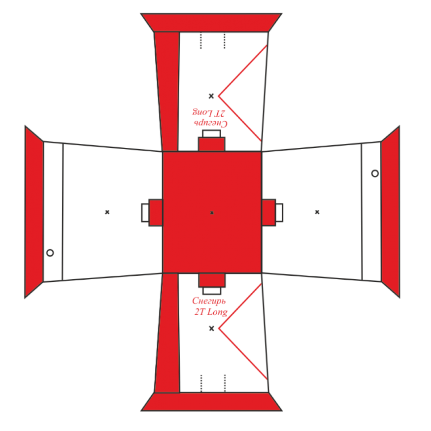 Палатка Снегирь 2Т long Компакт, двухместная, трехслойная