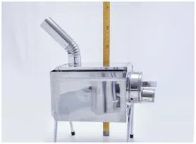 Печь походная Пошехонка малая с 3D экраном