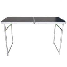 Стол складной  (120*60*50/70 см, алюминий)