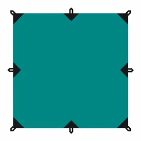 Tramp Тент 3 x 3 м (укрывной) зеленый цвет со стойками