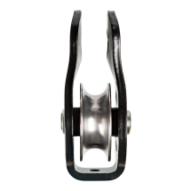 Блок-ролик стальной с фиксированными щечками с подшипником