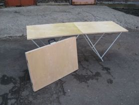 Стол складной Митек 1,8 х 0,6 (6 мм столешница, усиленный)