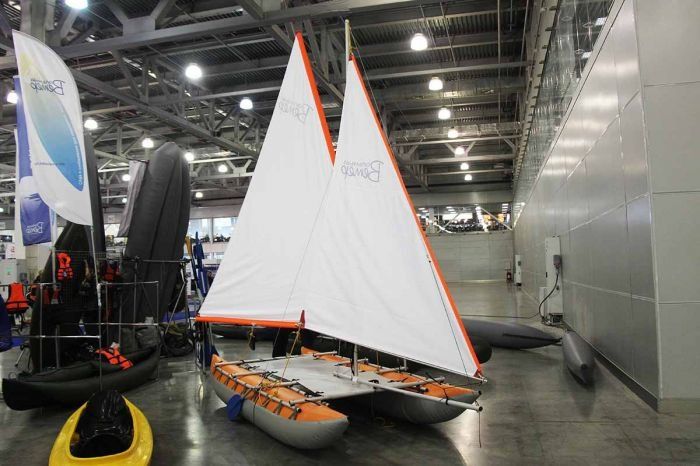 Разборный парусный катамаран Валдай 2