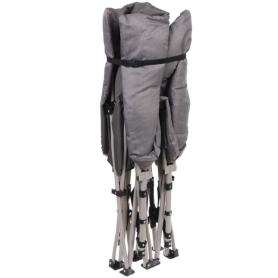 Раскладушка кемпинговая складная 188*66*41 см, серая