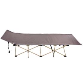 Раскладушка кемпинговая складная 188*66*45 см, серая