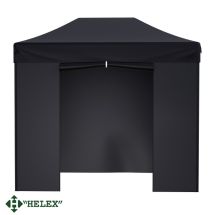 Тент-шатер Helex 24322, (раскладывается гармошкой) 3х2х3м полиэстер, черный