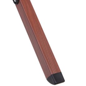 Стол кемпинговый складной, 114*59*43 см, цвет: орех, каркас алюминий