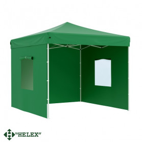Тент-шатер Helex 24331 (раскладывается гармошкой), 3x3х3м полиэстер, зеленый