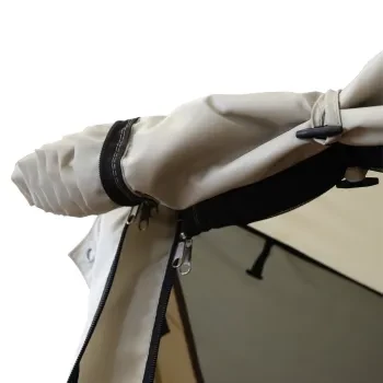 Шатер СЛЕДОПЫТ быстросборный, 5 стен, 3,4х3,25 м, h-2,30 м, S по полу 7,6 кв.м