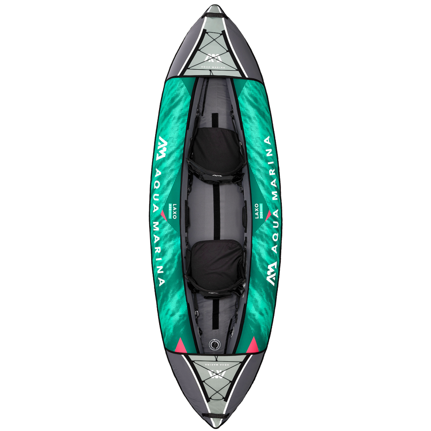 Каяк надувной двухместный Aqua Marina Laxo-320, 320x90 см