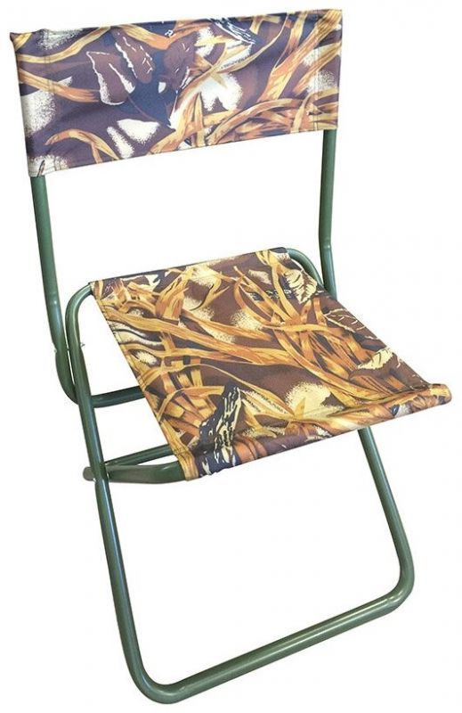 Стул складной средний со спинкой 350х470х810мм, Следопыт