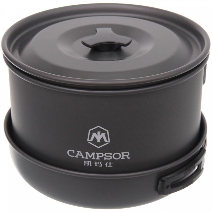 Набор посуды походной на 4-5 персон (15 предметов) COMPSOR-500