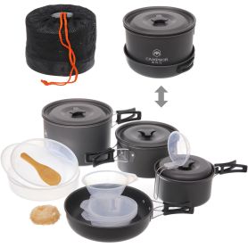 Набор посуды походной на 4-5 персон (15 предметов) COMPSOR-500