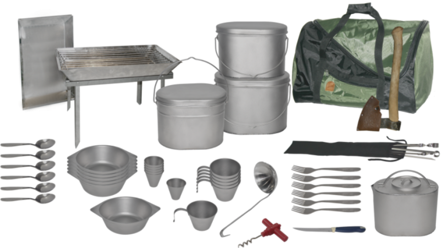 Набор Большой пикниковый (титан), Роза Ветров