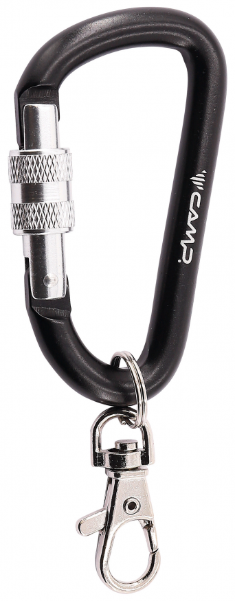 Карабин вспомогательный 70 mm &amp;quot;D&amp;quot; shape with screw