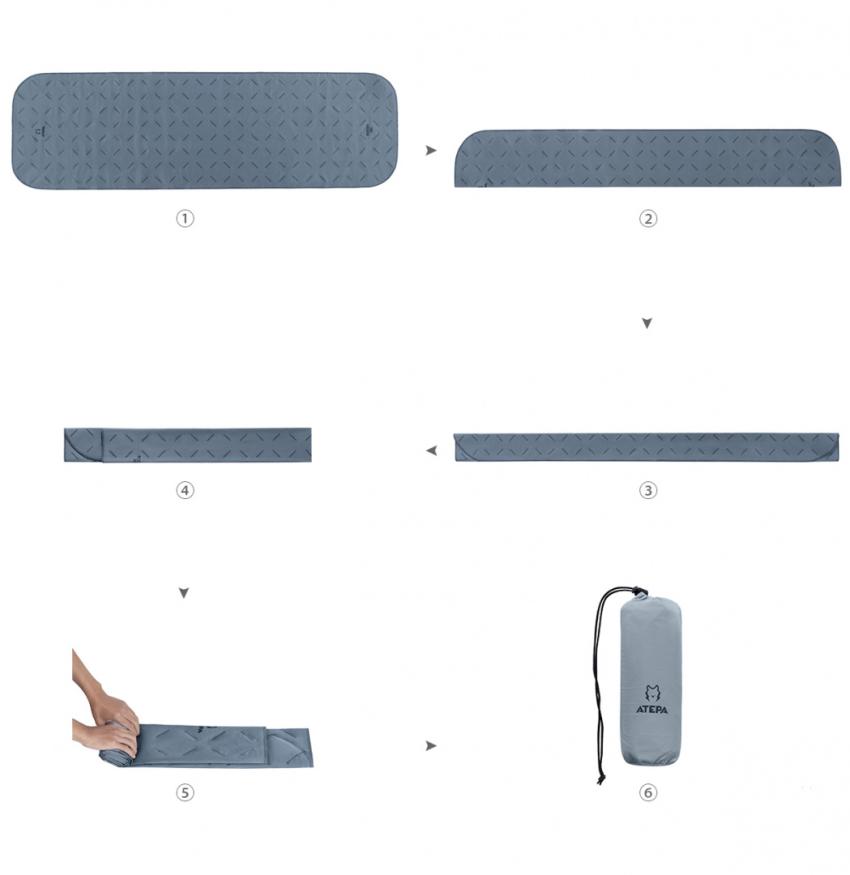 Коврик надувной 1008 MATTRESS 189 х 58 х 6 см, ATEPA