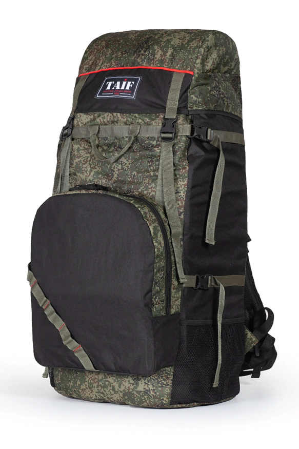 Рюкзак туристический Турист Лайт 4, ПВХ 600, цифра/черный, 120 л, ТАЙФ