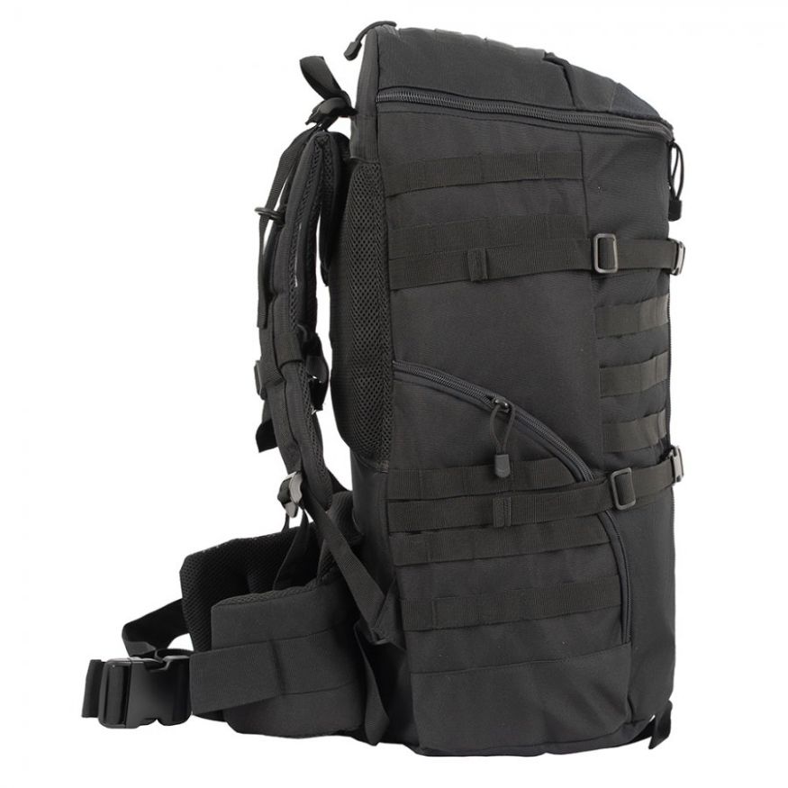 Рюкзак туристический Patrol 65, черный, Tramp