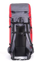 Рюкзак туристический Оптимал 2, серо-красный, 60 л, ТАЙФ
