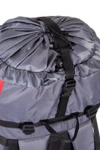 Рюкзак туристический Оптимал 2, серо-красный, 60 л, ТАЙФ