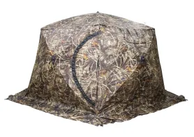 Палатка зимняя ЧУМ 2 (трехслойная, камыш с выводом под трубу и навесом)